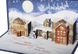 Объемная новогодняя открытка «Зимний город ночью» 3D