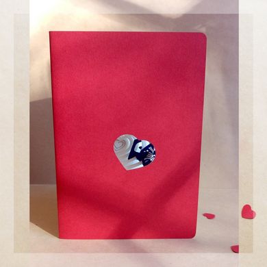 3Д открытка «Love» красная