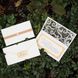 Свадебный поздравительный набор №1, Свадебная открытка с кружевом + конверт для денег