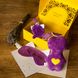 Подарочний набор "Котенок Айси и Заец Засыпаец" 3 в 1, фиолетовый
