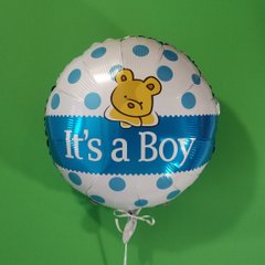 круглый фольгированный шарик "Its a boy"
