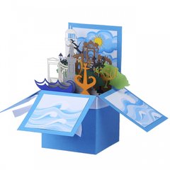 3Д листівка коробочка «Одеса в мініатюрі»