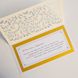 Весільний вітальний набір ТОП 5, Весільна листівка з мереживом + конверт для грошей