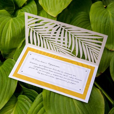 Свадебный поздравительный набор №6, Свадебная открытка с кружевом + конверт для денег