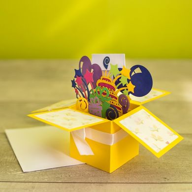 3Д листівка коробочка «Тортик»