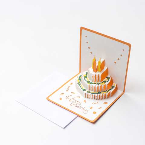 Открытка объёмная «С Днём рождения» – Интернет-магазин Creative Box – Милая Канцелярия, Подарки