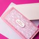 Листівка-конверт для грошей на День народження, ажурний, рожевий